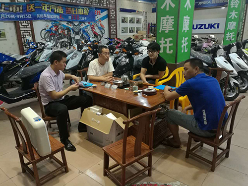 广东九游与摩托行业净水器合作案例